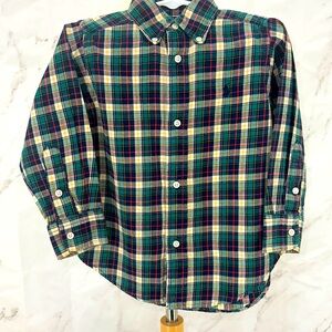 Ralph Lauren Button Boys Dress Shirt 2t‎